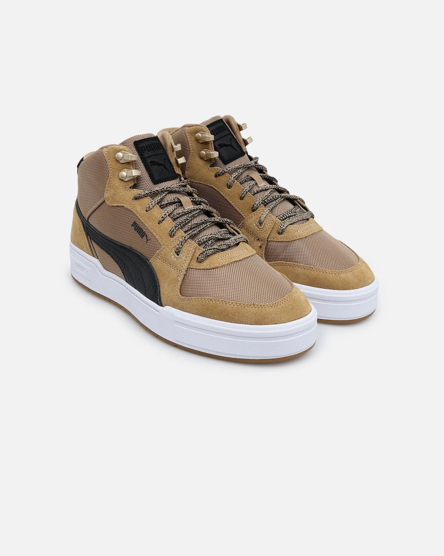 Puma CA Pro Mid Trail Brown Heat Free Memory Foam Casual Wear
