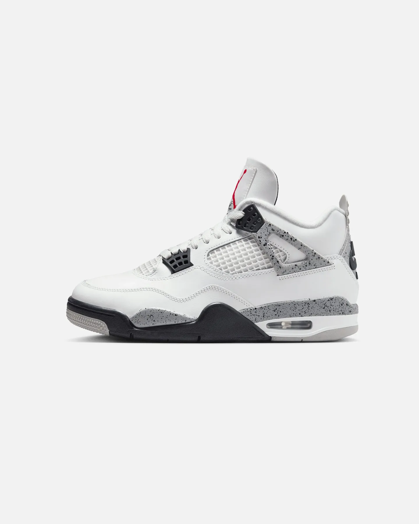 Jordan Air Jordan 4 Retro OG Remastered "White Cement" Summit White/Fire Red/Cement Grey Stable base Flexible Sole