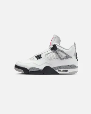 Jordan Air Jordan 4 Retro OG Remastered "White Cement" Summit White/Fire Red/Cement Grey Stable base Flexible Sole