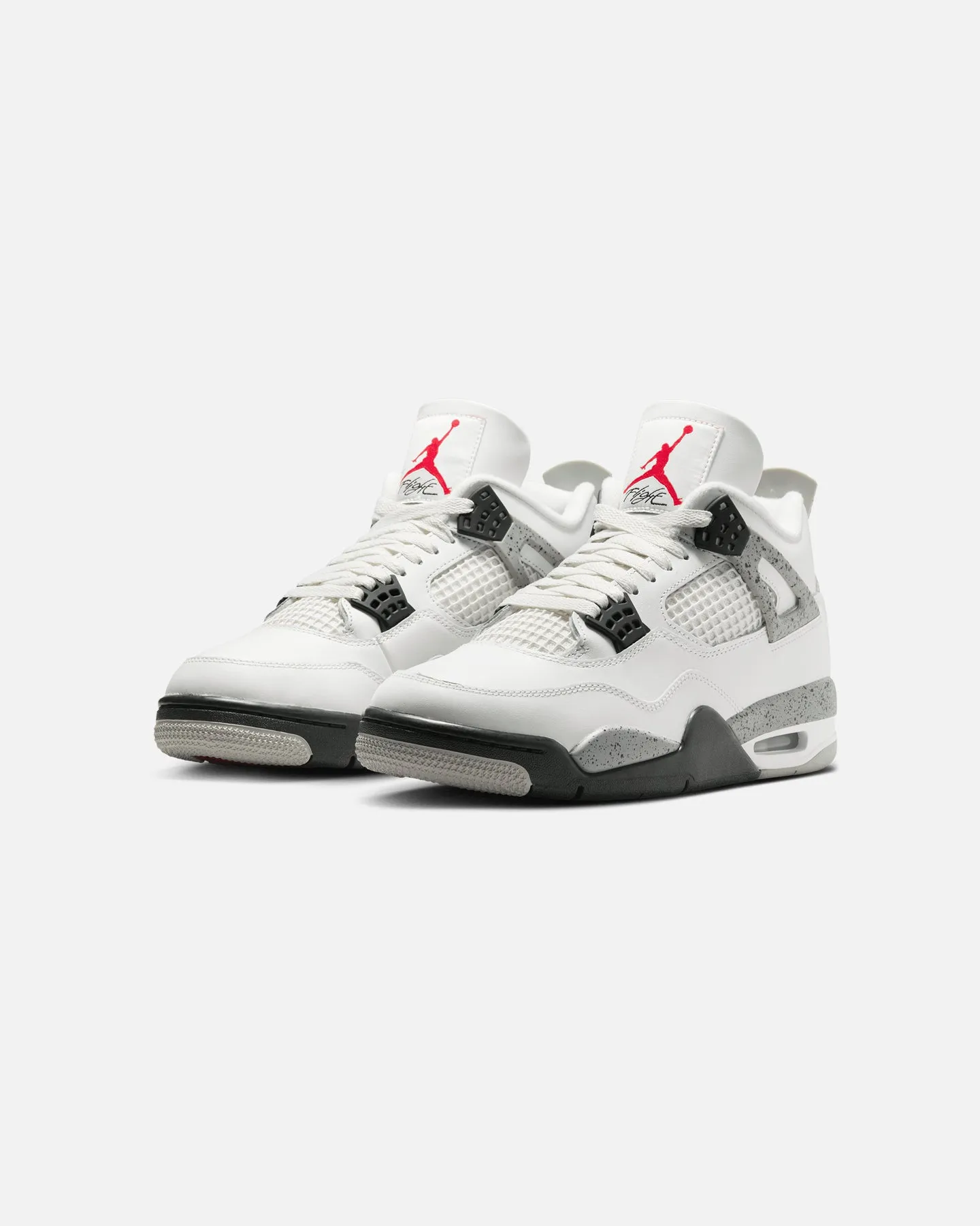 Jordan Air Jordan 4 Retro OG Remastered "White Cement" Summit White/Fire Red/Cement Grey Frost Safe Mid Top