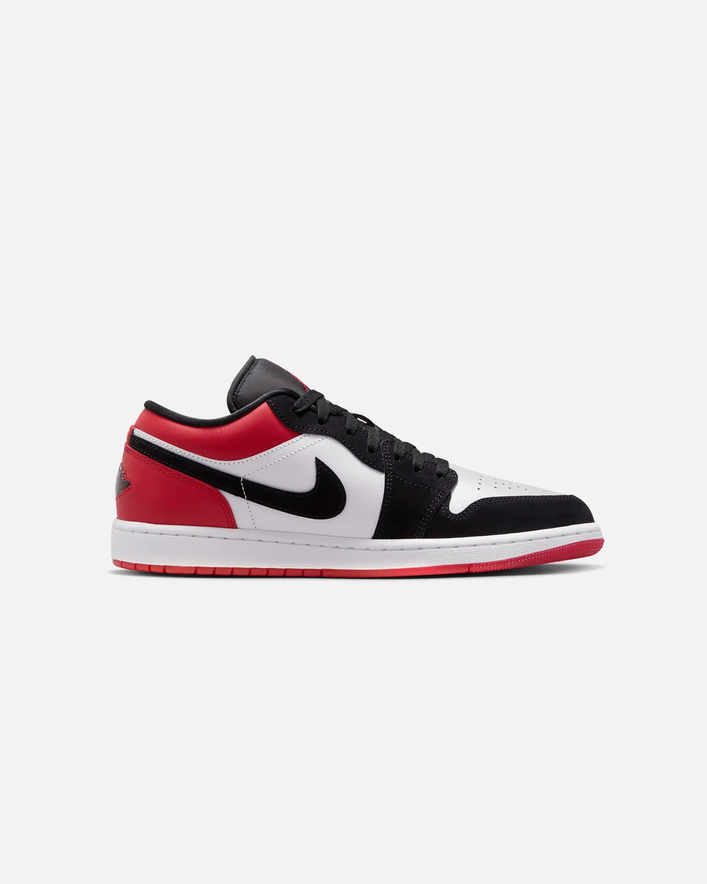 Petite Fit Jordan Air Jordan 1 Low SE "Black Toe" White/Black/Red