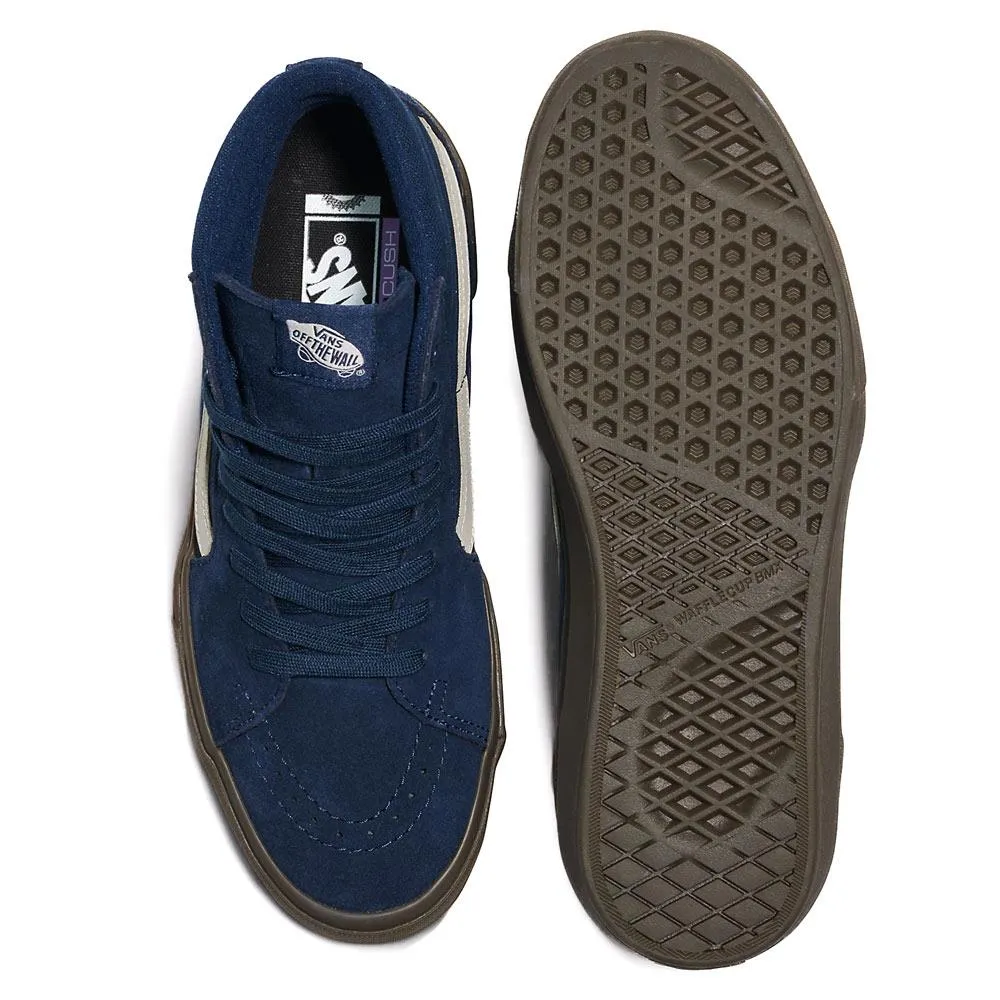 Wear resistant Vans BMX Sk8-Hi - Navy with Dark Gum