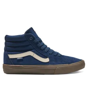 Vans BMX Sk8-Hi - Navy with Dark Gum Flexible Walk All Day Comfort