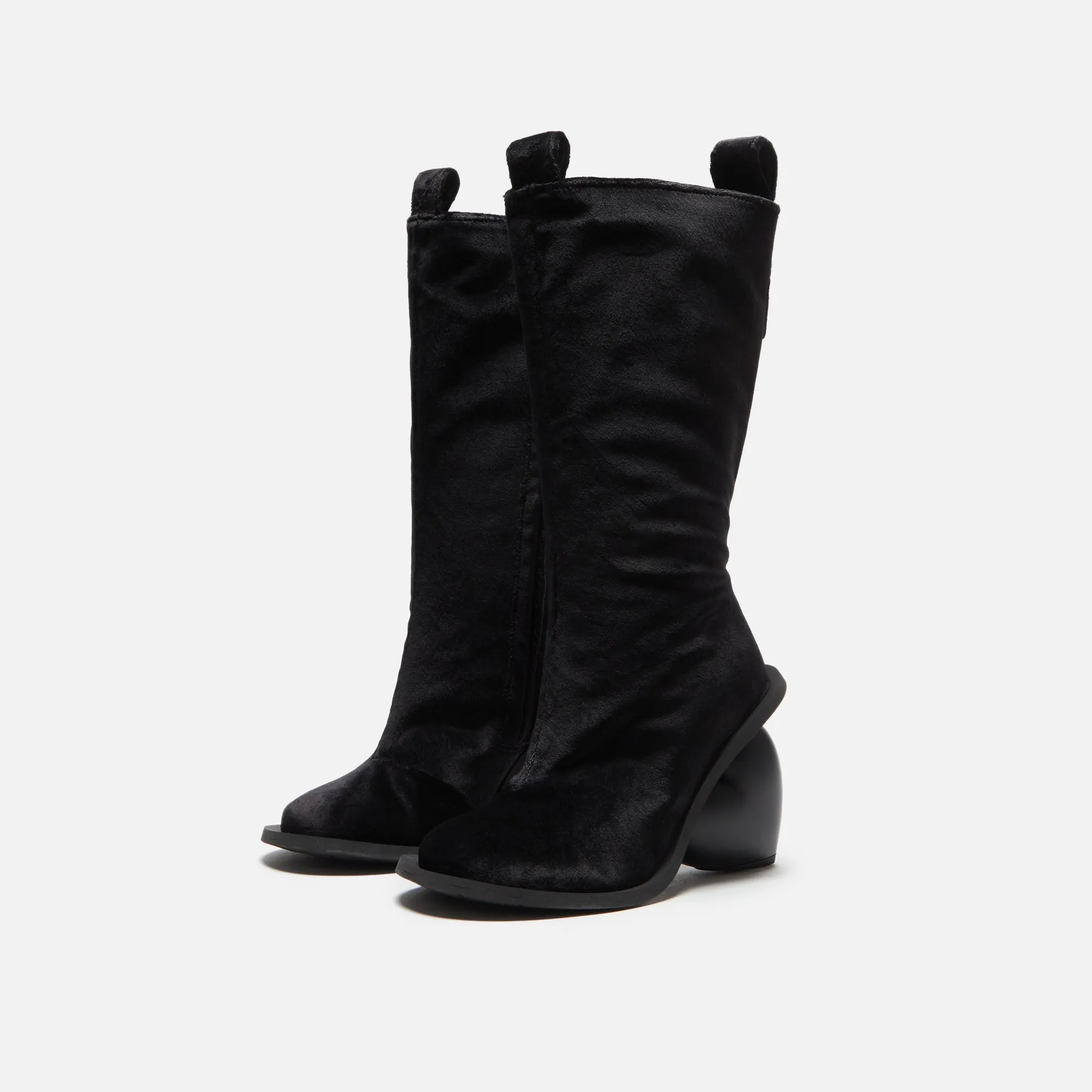 Slip Resistant Sole Yume Yume Love Boot - Black Velvet