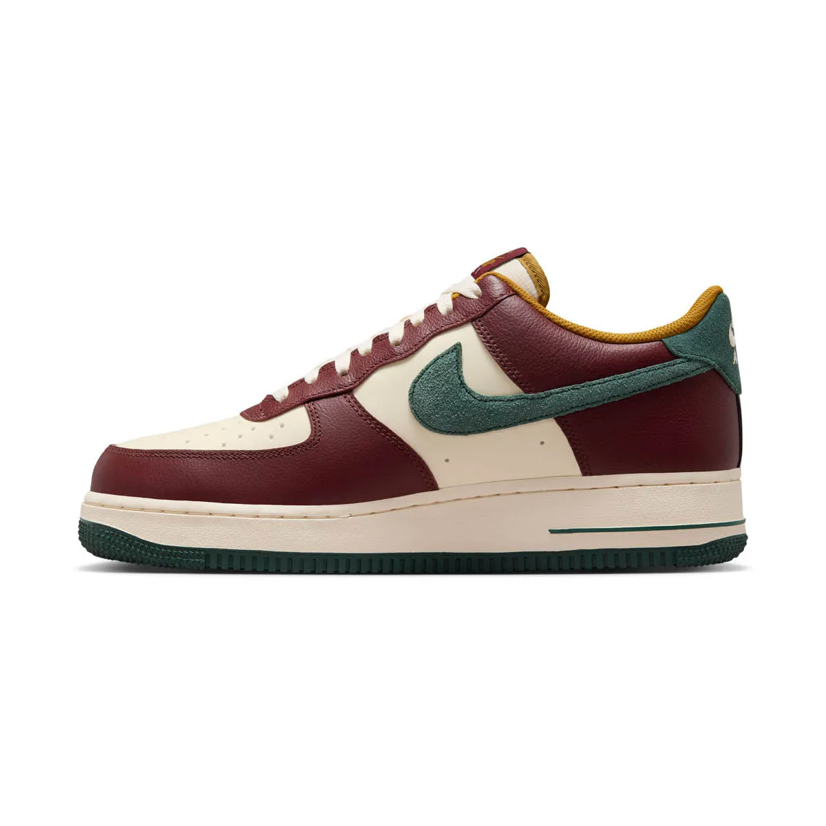 Nike Air Force 1 '07 LV8 'Dark Team Red Vintage Green' Men's Shoes Responsive Ride Technology Foot Hugging
