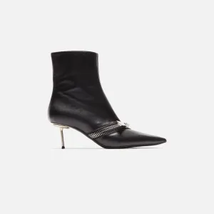 Slim Profile Coperni Zip Ankle Boot - Black