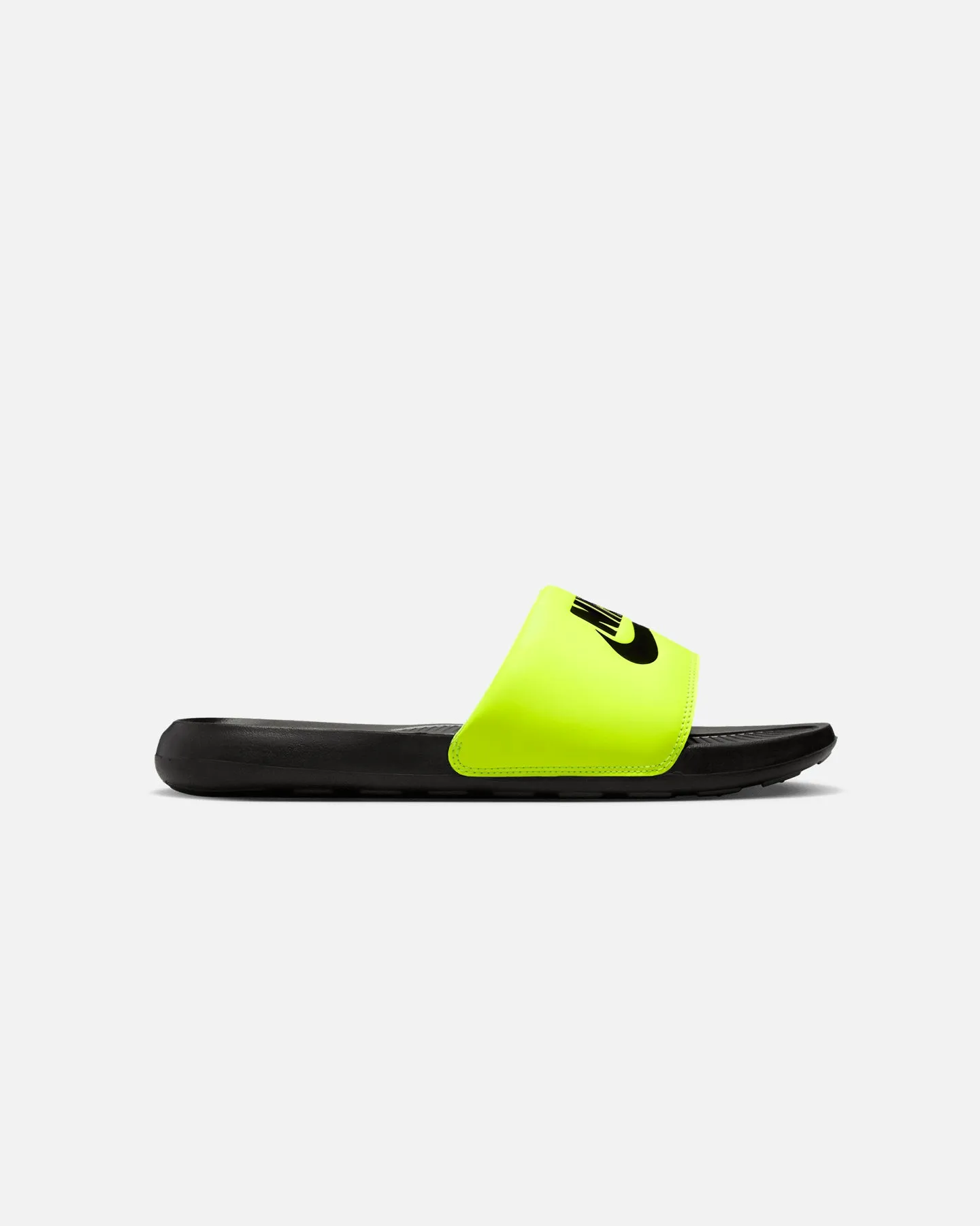 All Terrain Stylish Commuters Nike Victori One Slide Black/Volt