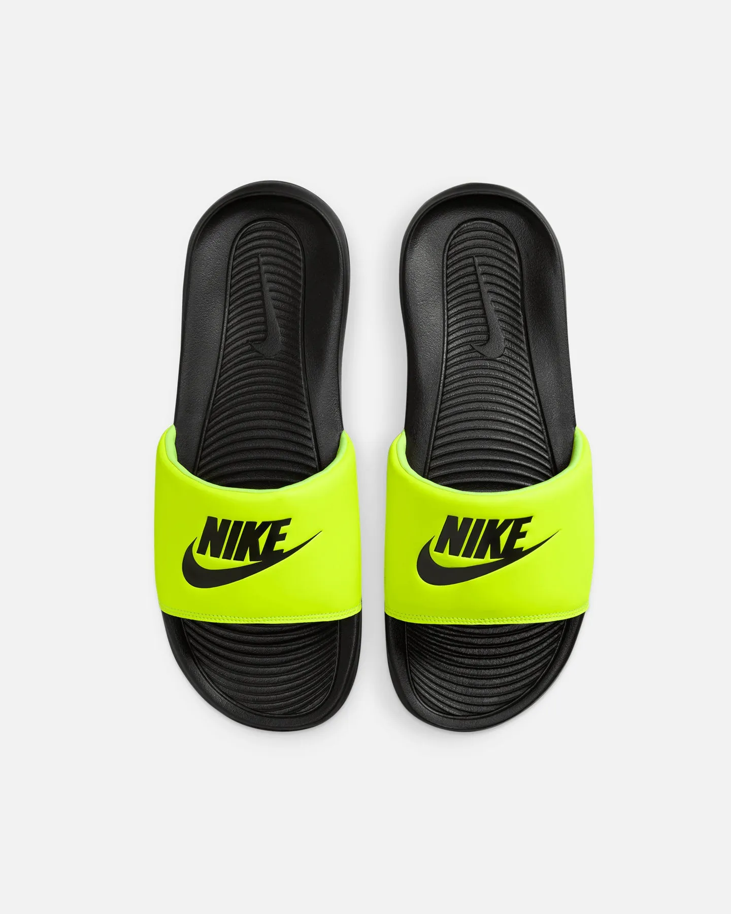 Nike Victori One Slide Black/Volt Action Fast
