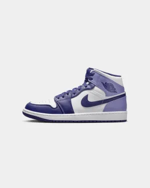 Joy Step Jordan Air Jordan 1 Mid "Purple Toe" Sky Light Purple