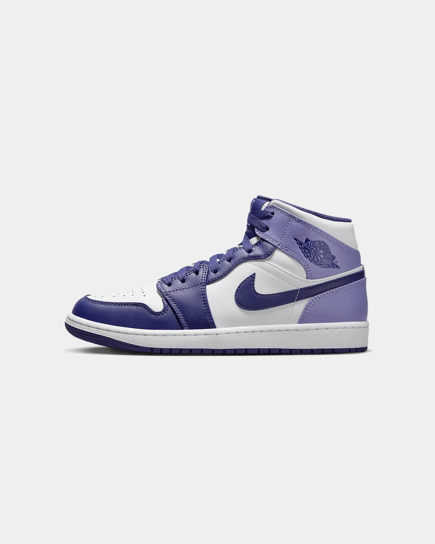 Joy Step Jordan Air Jordan 1 Mid "Purple Toe" Sky Light Purple