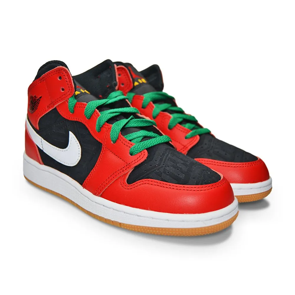 Nike Air Jordan 1 Mid SE "Christmas" Dynamic Motion Weave