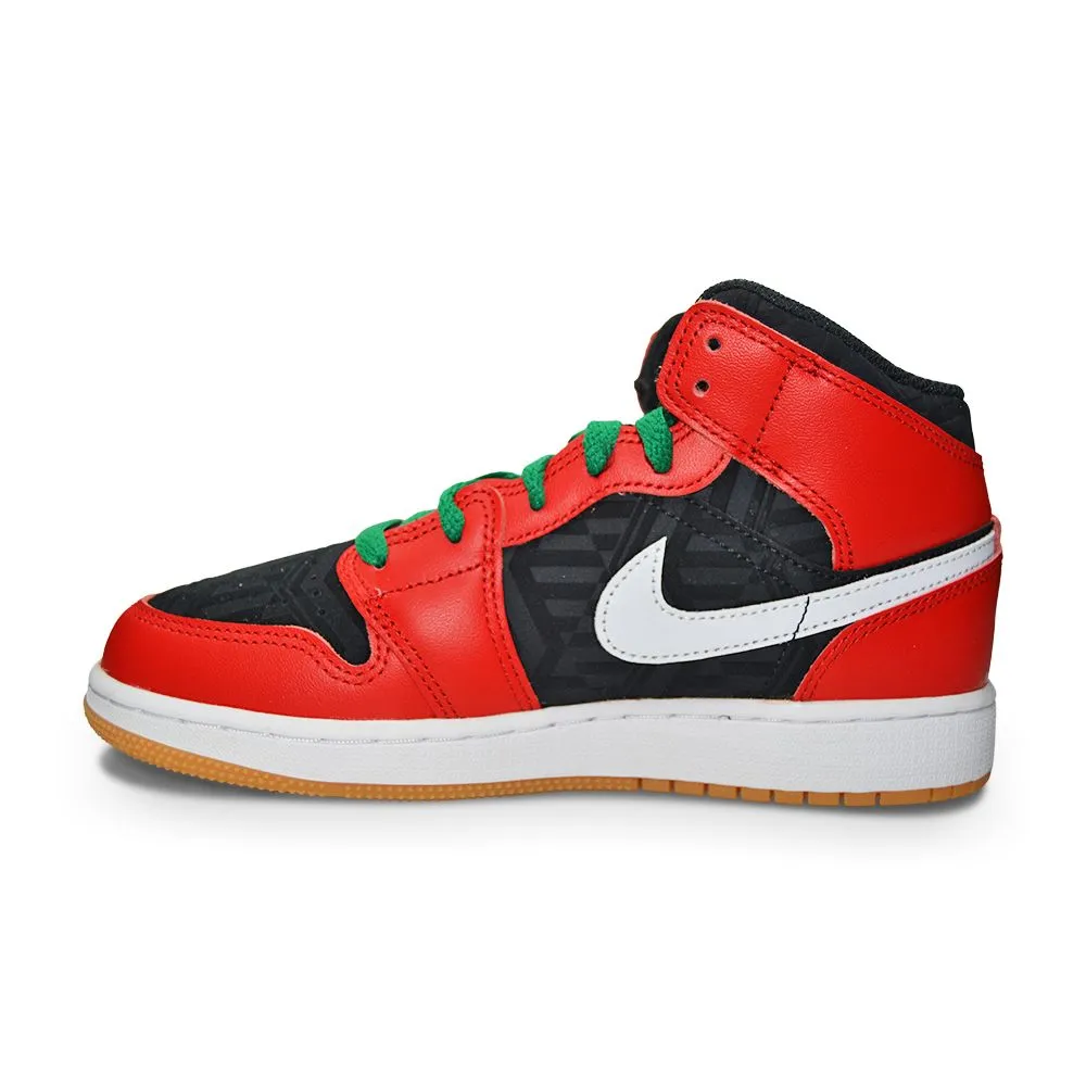Grip Focused Layer Nike Air Jordan 1 Mid SE "Christmas"