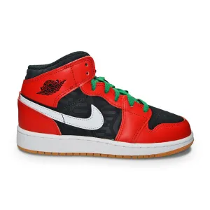 Nike Air Jordan 1 Mid SE "Christmas" Ventilated Lining Lightweight Structure
