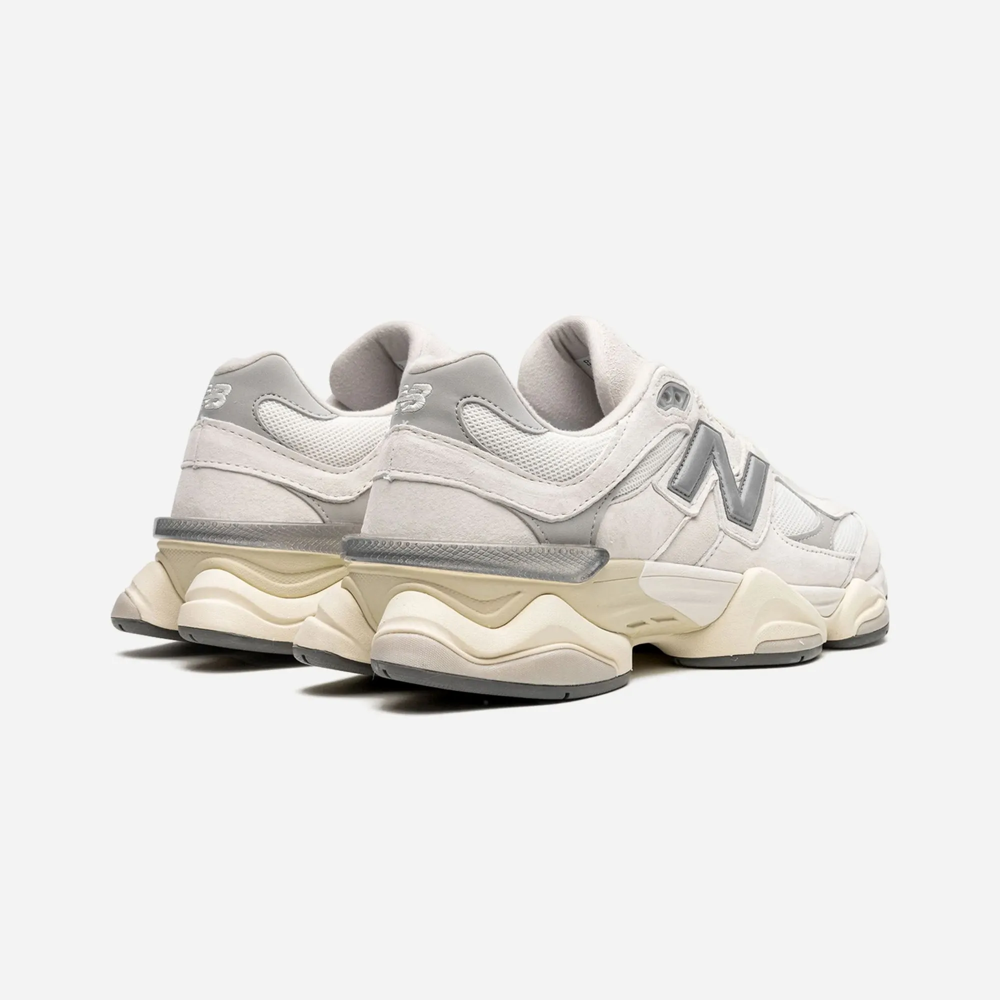 New Balance 9060 Sea Salt White arch - support - system