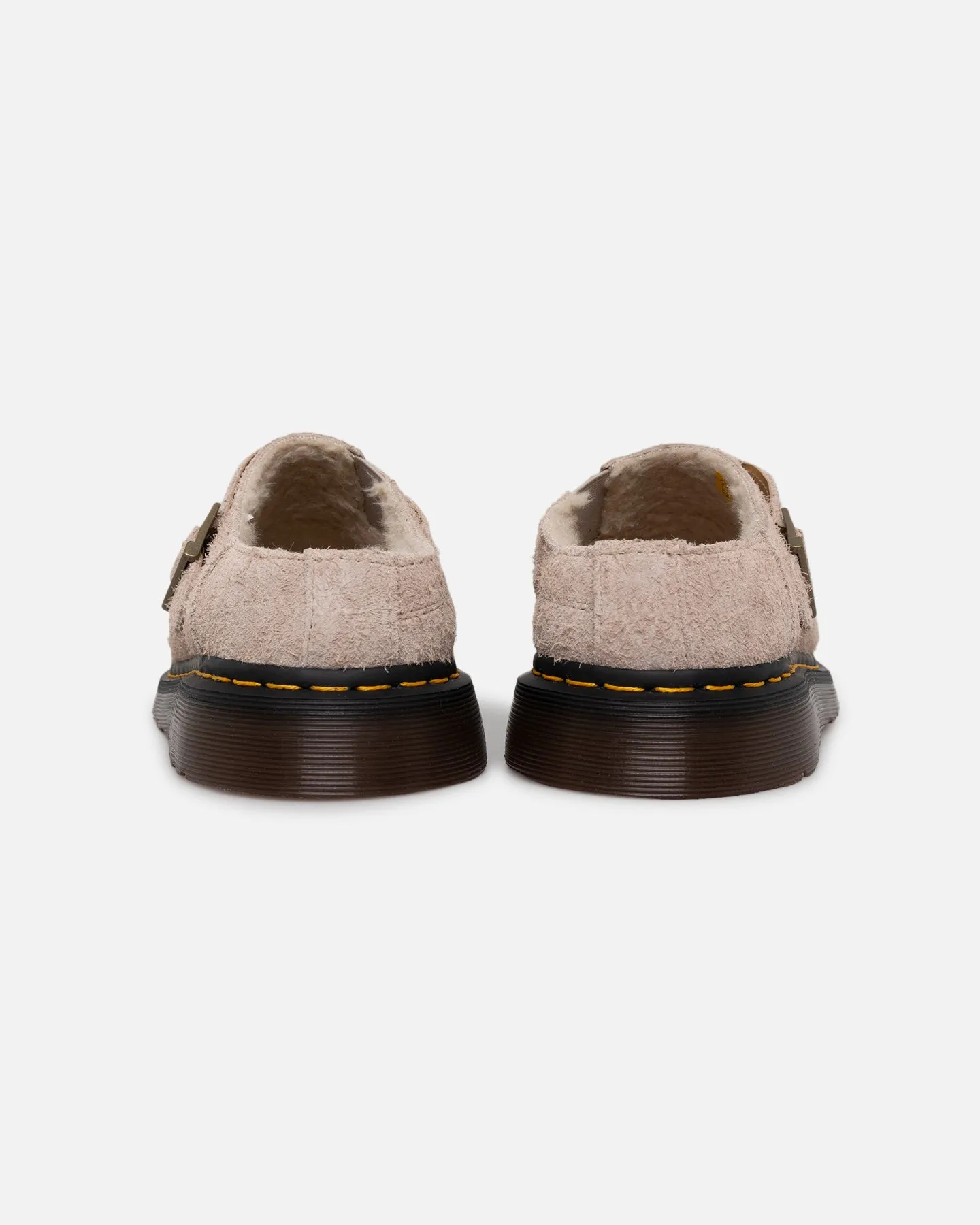 Modern Edge Dr. Martens Isham Buckle Mule Taupe
