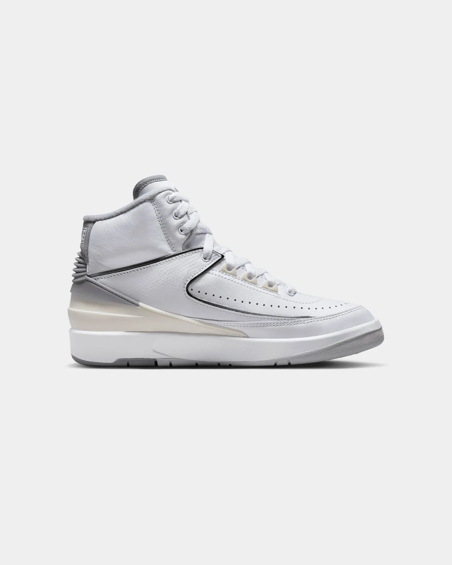 Jordan Air Jordan 2 Retro "Cement Grey" White/Cement Grey Flexible Fit Adjustable Straps