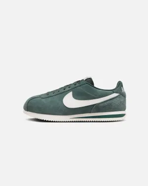 mesh construction Nike Cortez "Dusty Green Suede" Vintage Green