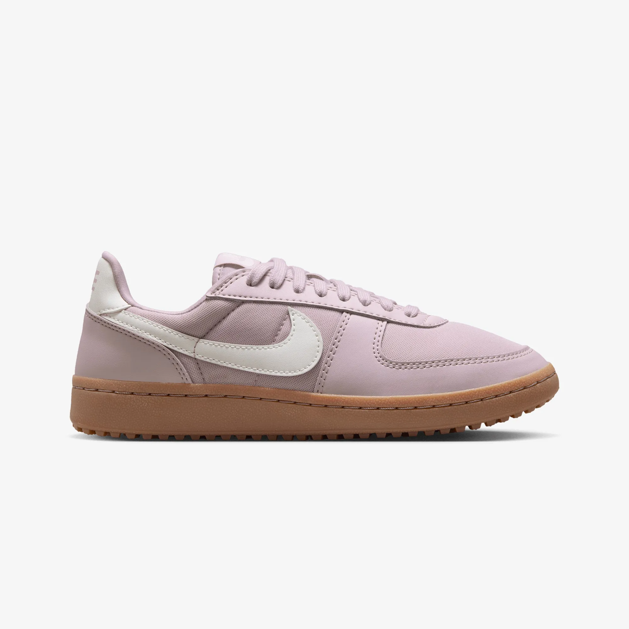 Flexible Midsole Design NIKE | FIELD GENERAL { PLATINUM VIOLET/SAIL-GUM DARK BROWN