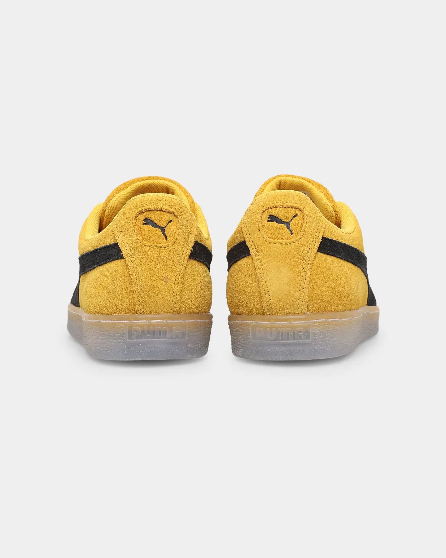 Puma Suede Translucent Shoes Spectra Yellow-Translucent Italian Glam