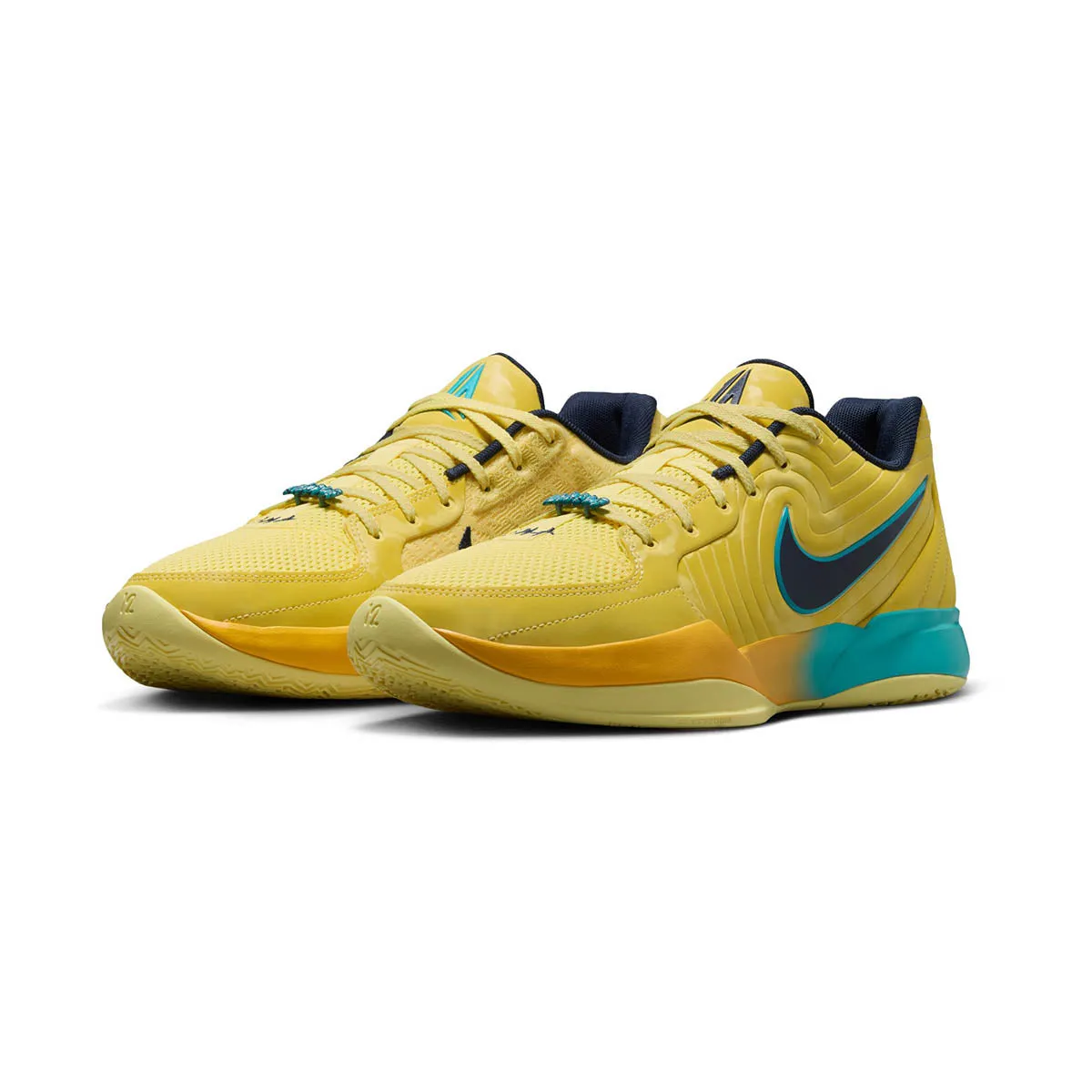 Comfort And Stability Pressure Distribution System Ja 2 'Sonic Yellow Tropical Teal' Basketball Shoes