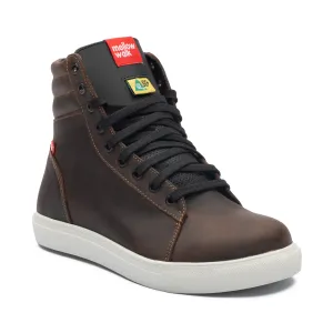 Jessica Women's 6" Steel Toe Work Boots 486074BRN Trail Ready Matte Tone