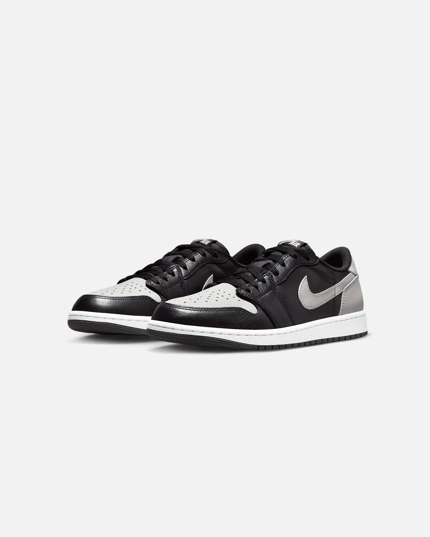 Jordan Air Jordan 1 Low OG "Shadow" Black/Grey Slip Resistant All Weather group walk