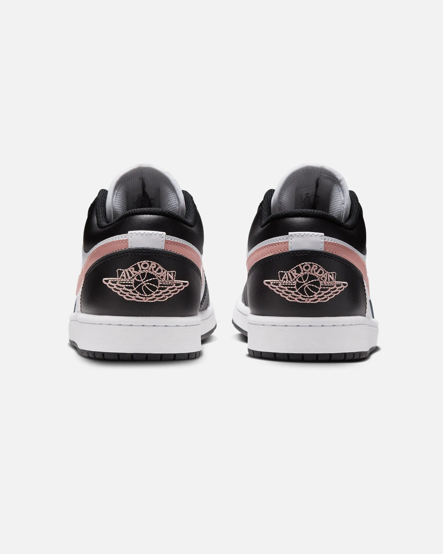 Jordan Air Jordan 1 Low "Black Rust" White/Pink Pressure Relief Grooves