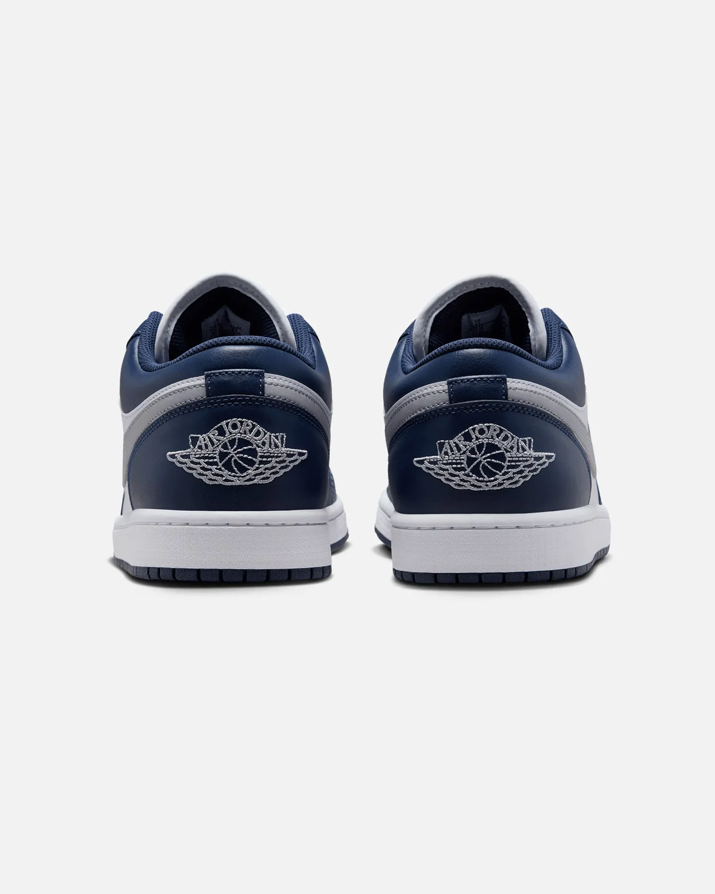 Jordan Air Jordan 1 Low "Midnight Navy" White/Wolf Grey Mono Style