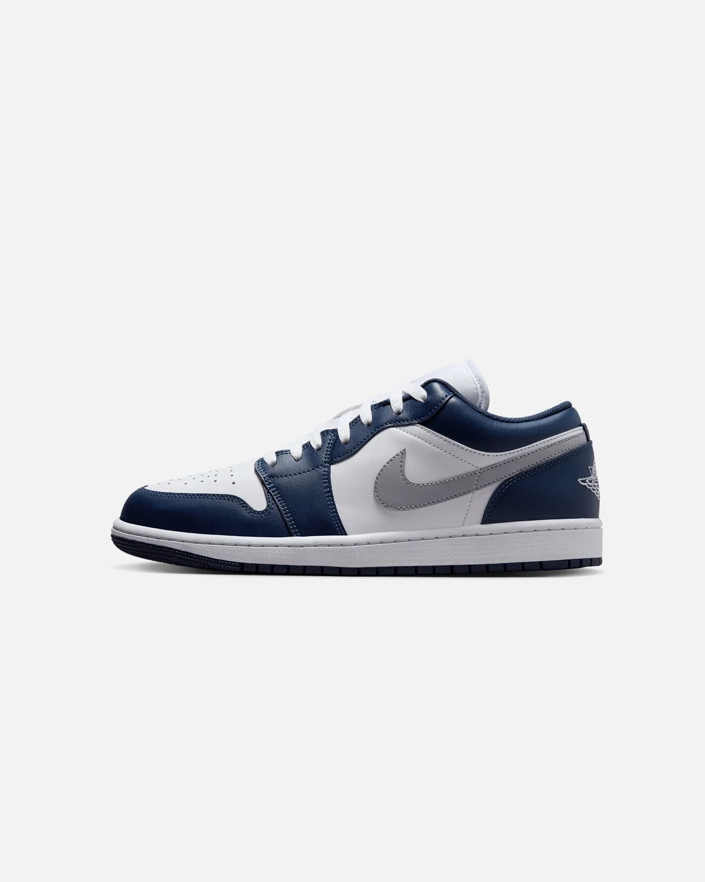 Jordan Air Jordan 1 Low "Midnight Navy" White/Wolf Grey Classic Base