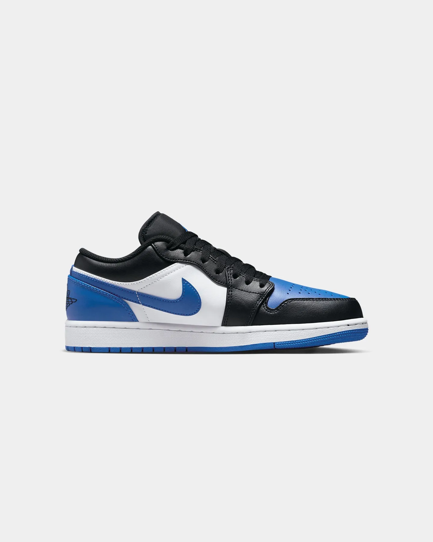 Trendy Reinforced Seams Jordan Air Jordan 1 Low "Royal Toe" White/Royal Blue