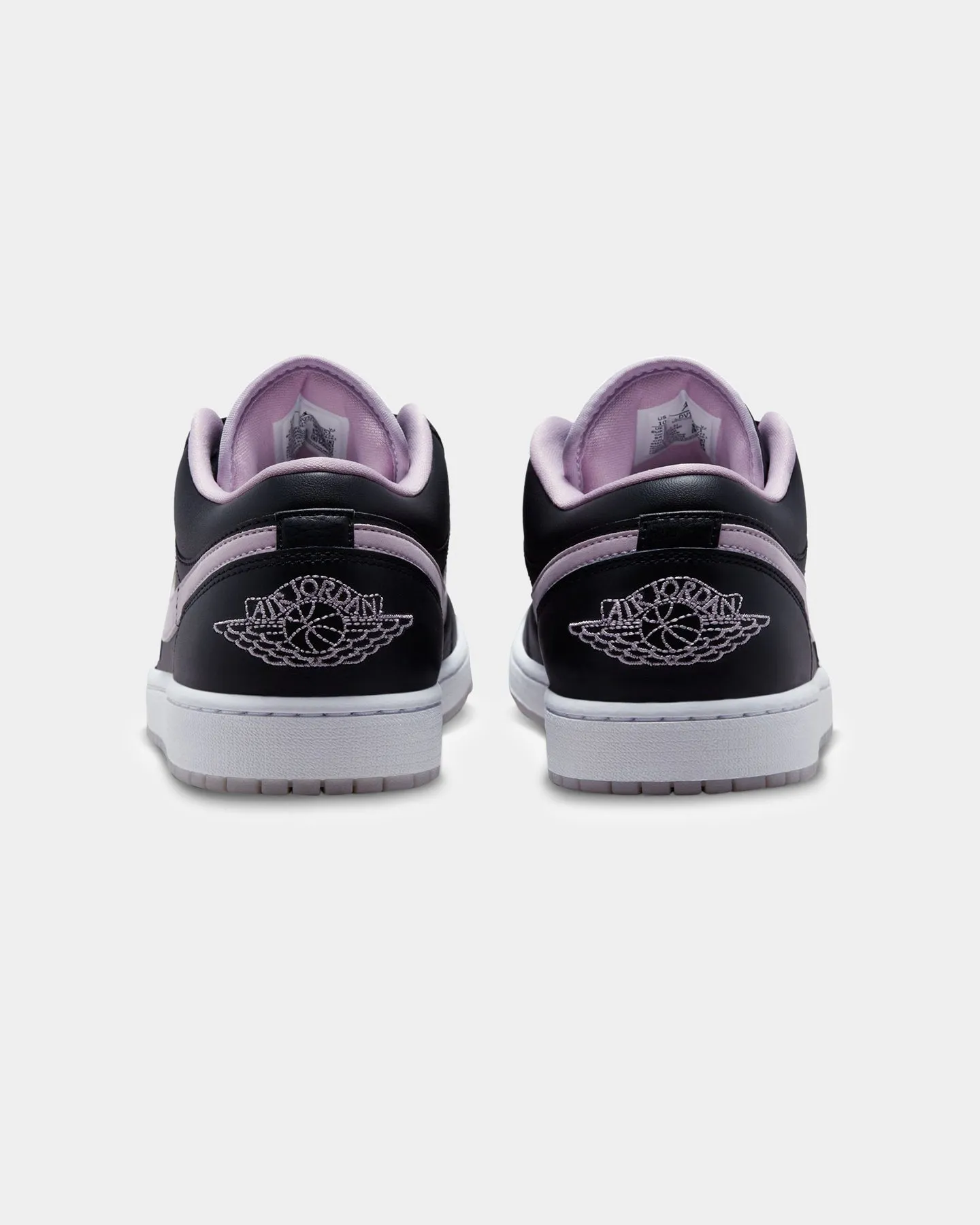 Jordan Air Jordan 1 Low SE "Black Lilac" Black/Iced Lilac Seamless Fit Outdoor Explorers Power Grip