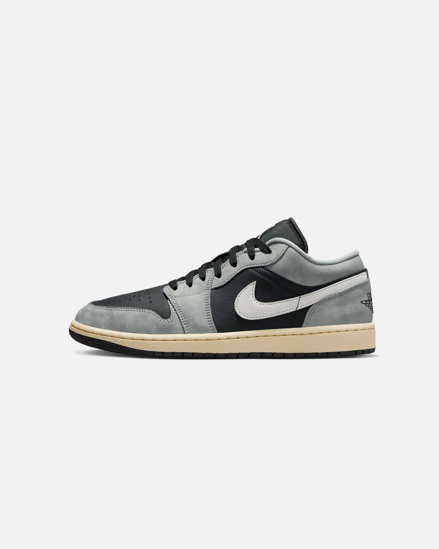 OdorResistant Jordan Air Jordan 1 Low SE "Smoke Grey" Lt Smoke Grey/Black-Sail