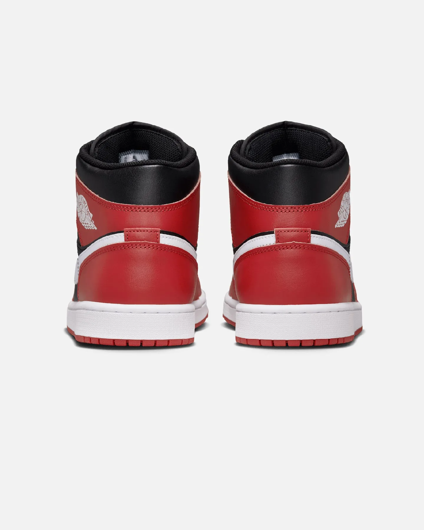 Jordan Air Jordan 1 Mid "Black/Gym Red" Black/Red Ventilated Design evening run
