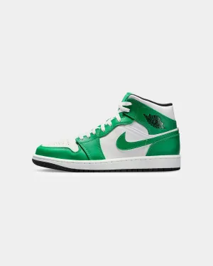 Jordan Air Jordan 1 Mid "Lucky Green" Lucky Green/Black Gel Soft Club Edge