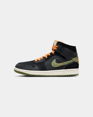 Jordan Air Jordan 1 Mid SE Craft Anthracite Matte Base synthetic leather