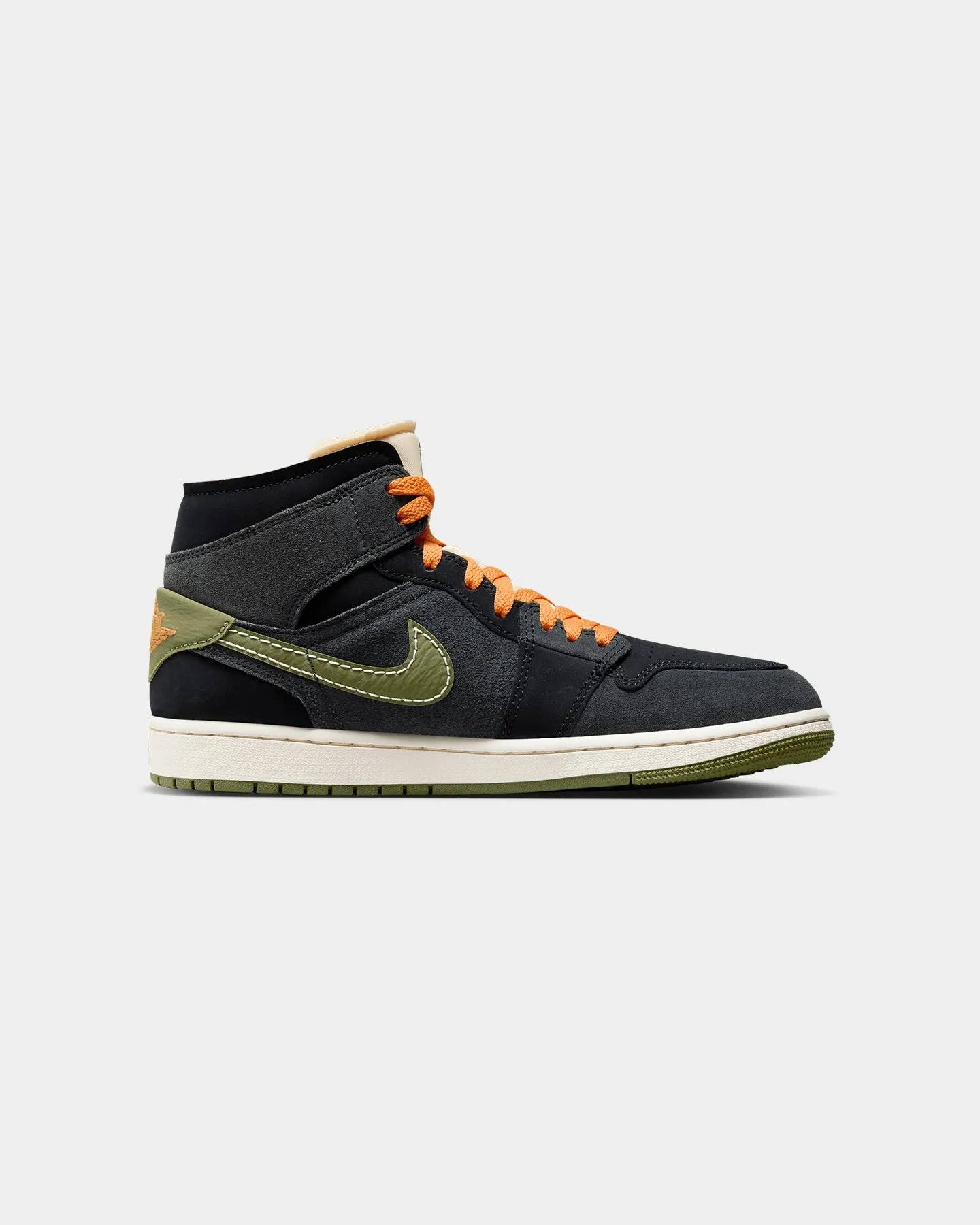 Jordan Air Jordan 1 Mid SE Craft Anthracite Running Comfort Platform