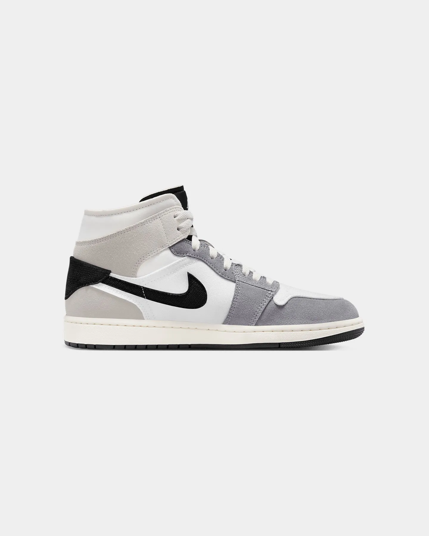 Walking Jordan Air Jordan 1 Mid SE Craft Cement Grey/Black