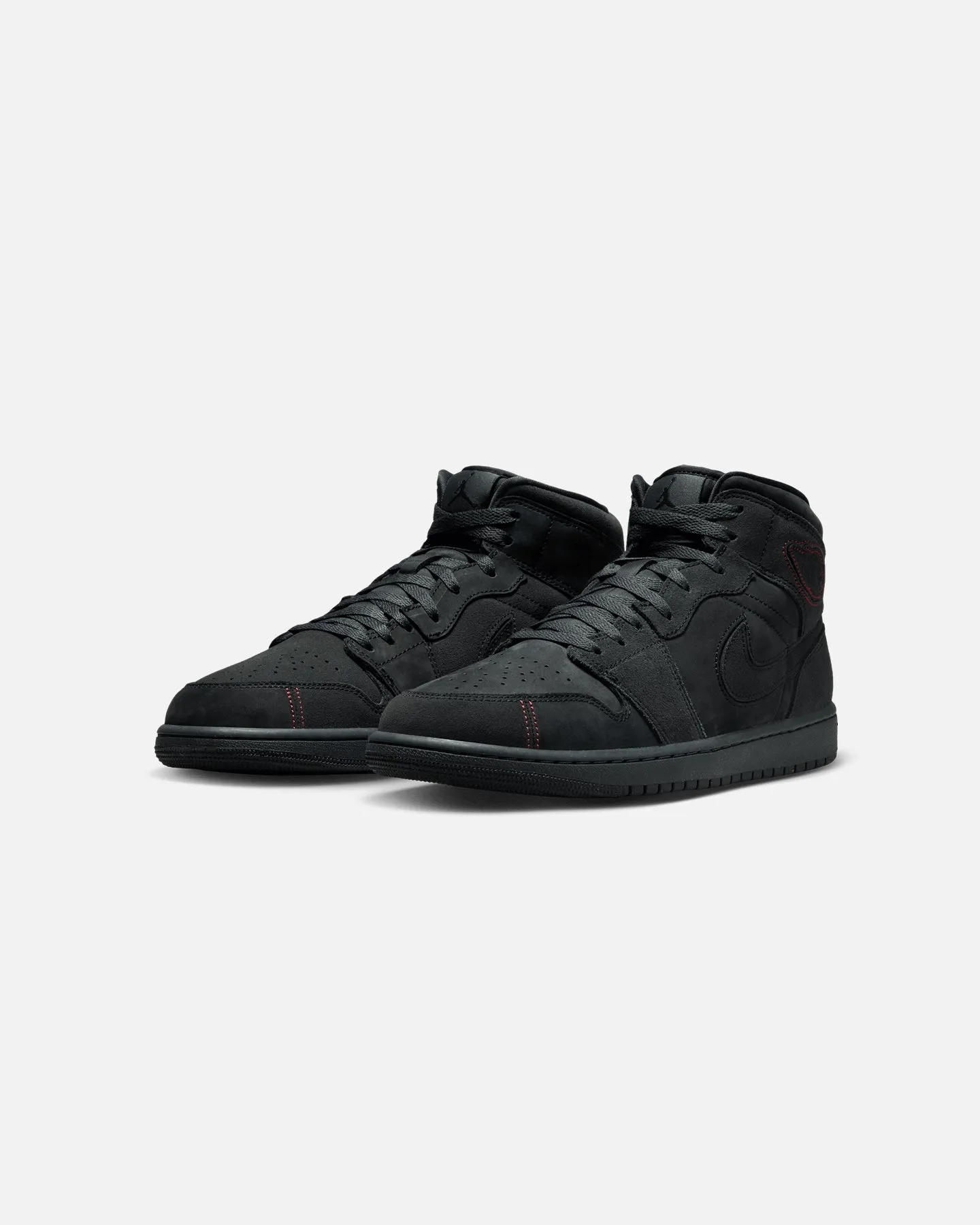 Travel Light Jordan Air Jordan 1 Mid SE Craft Dark Smoke Grey/Black
