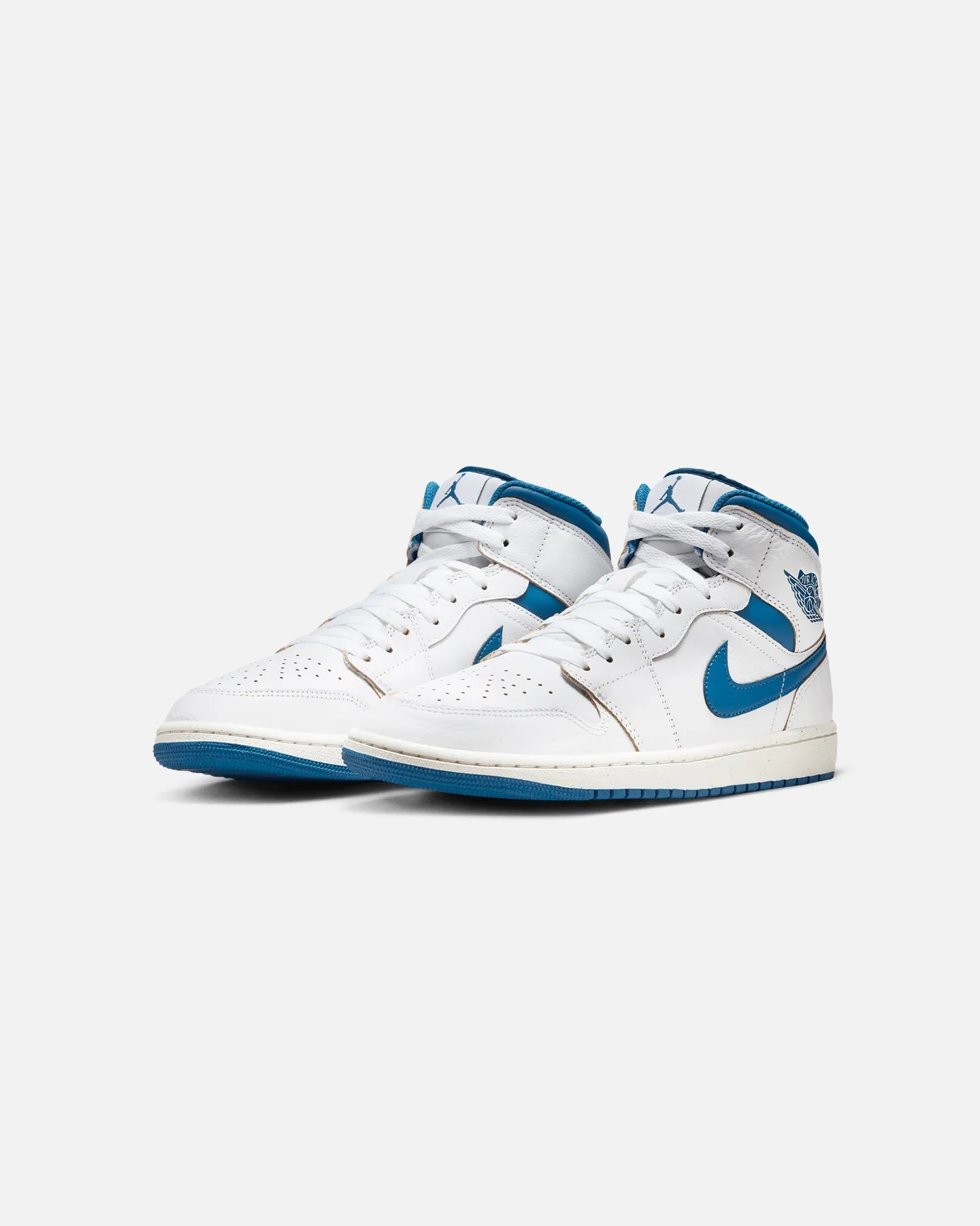 Jordan Air Jordan 1 Mid SE "Industrial Blue" White/Industrial Blue evening run Kids Fun