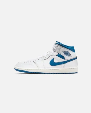 Jordan Air Jordan 1 Mid SE "Industrial Blue" White/Industrial Blue Video Look