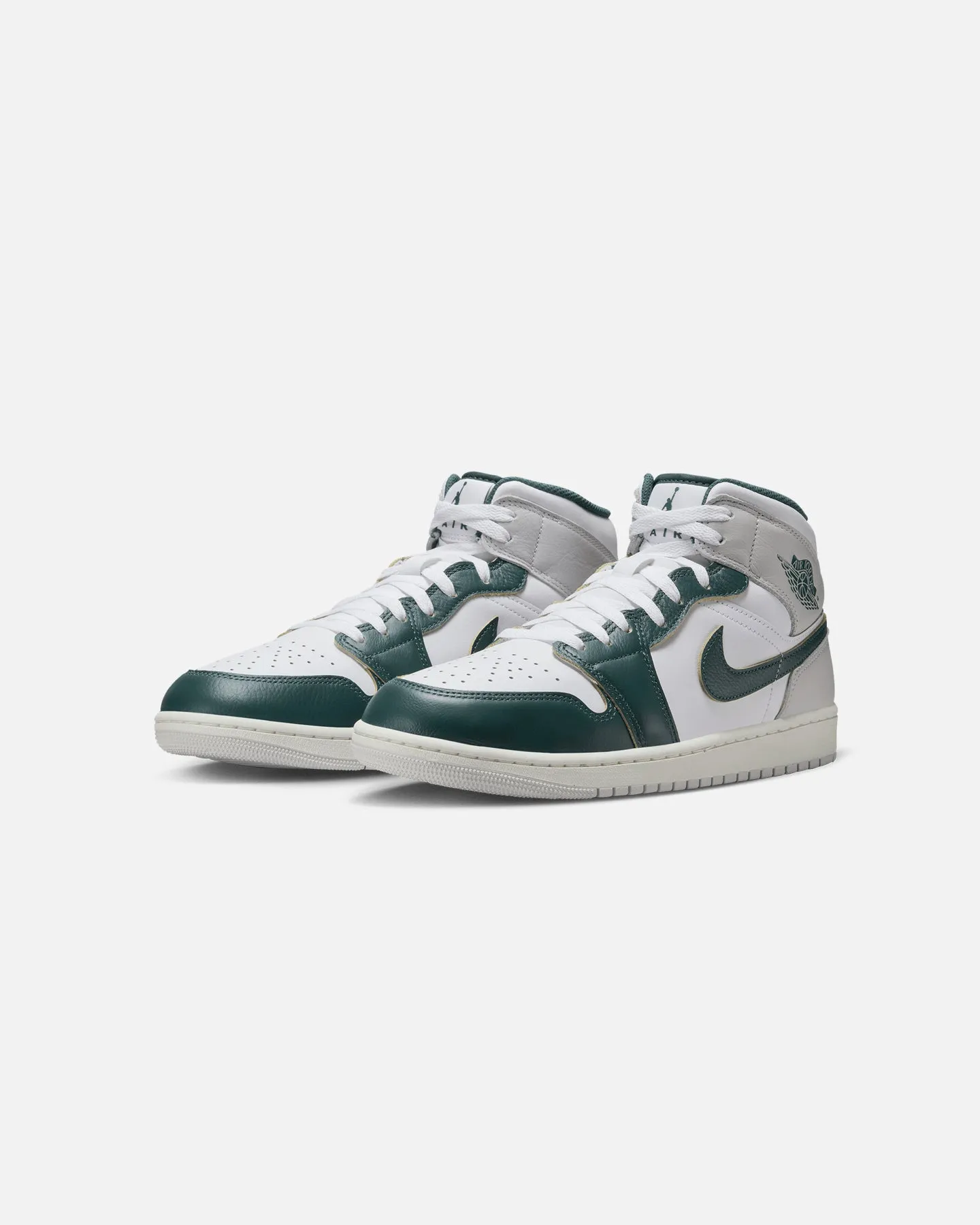 Jordan Air Jordan 1 Mid SE "Oxidised Green" White/Oxidized Green sports Lace Tie