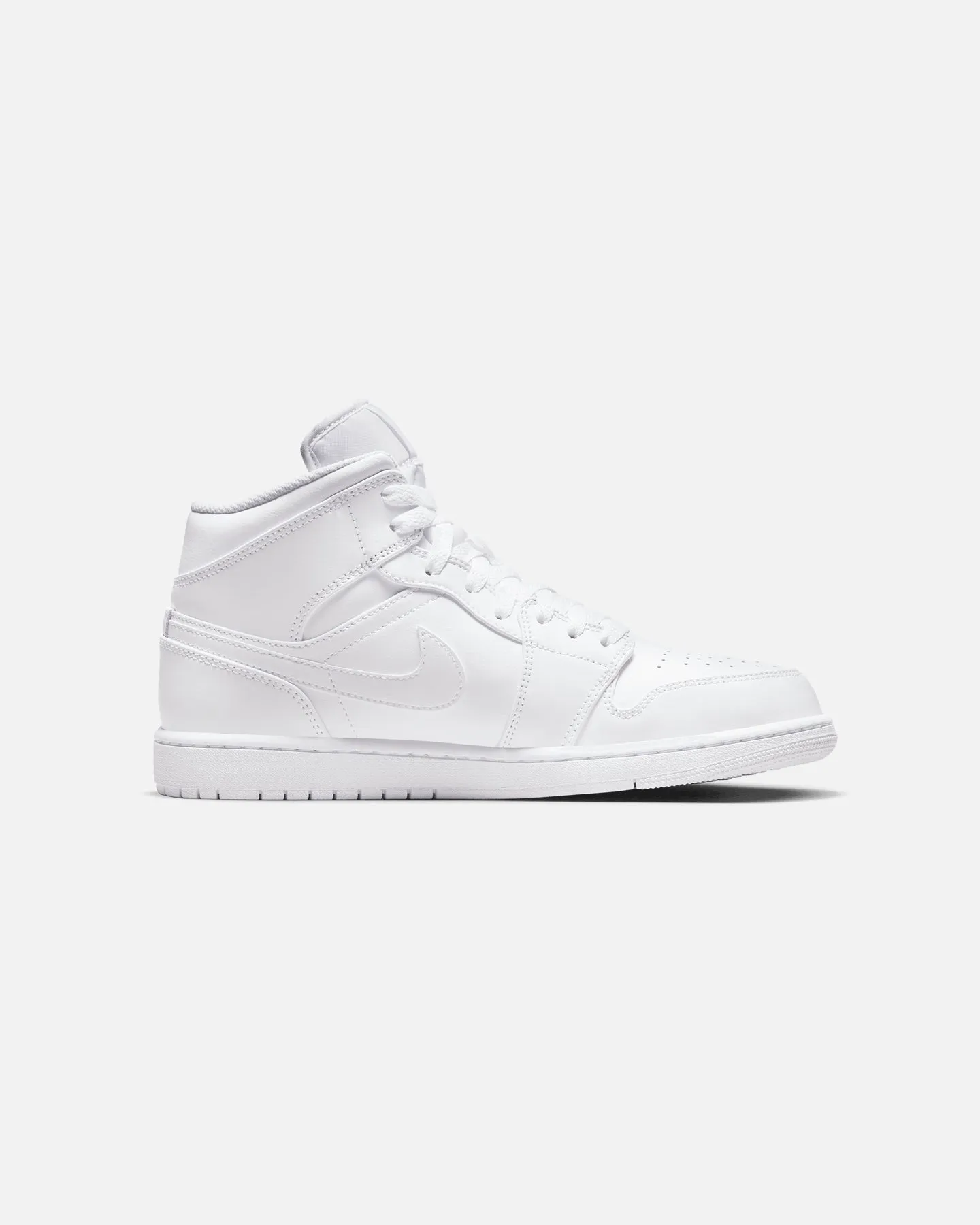 Jordan Air Jordan 1 Mid White/White Wide Base Design