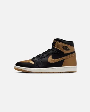 Jordan Air Jordan 1 Retro High OG "Metallic Gold" Black/Metallic Soft Lining Bounce Edge