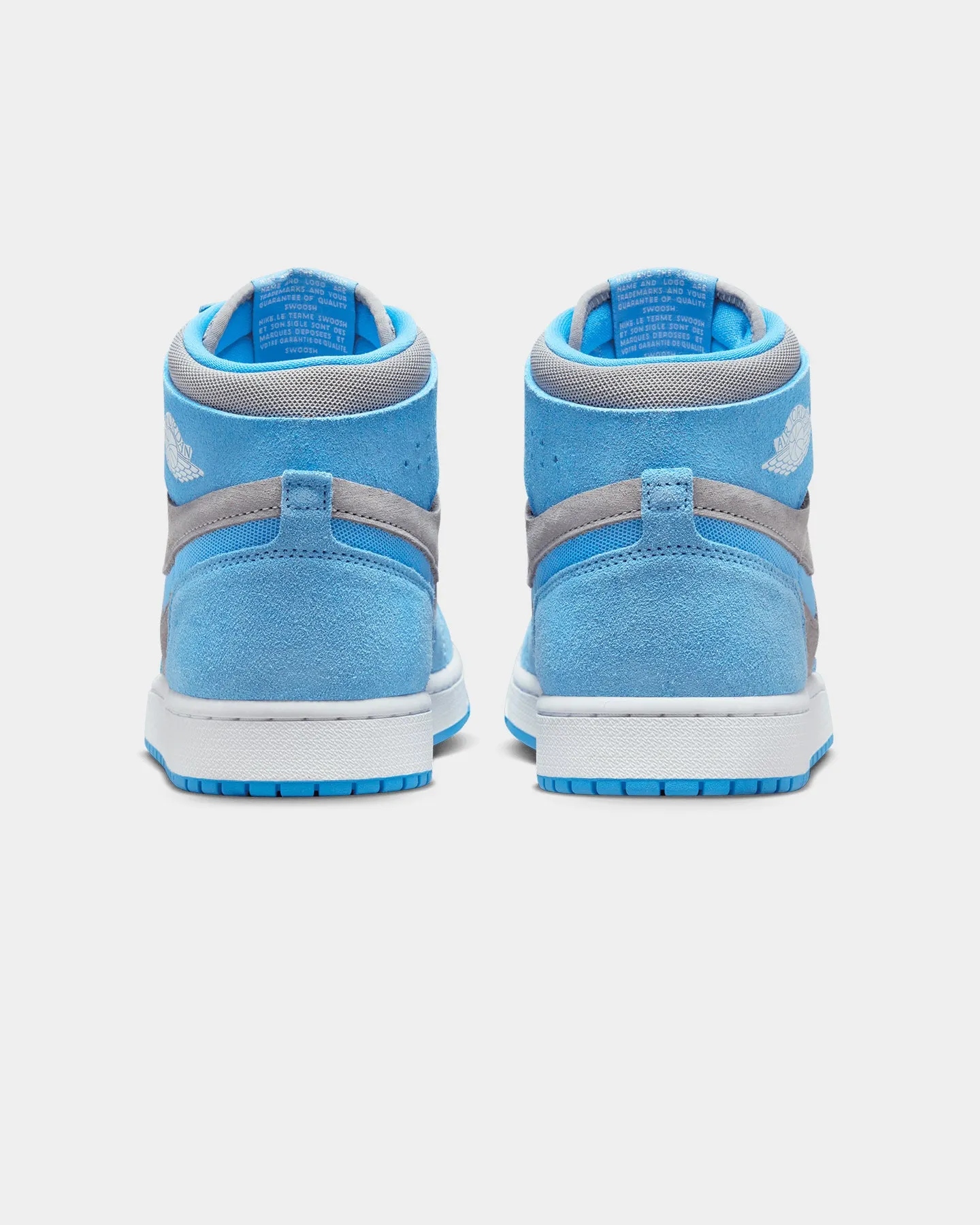 Jordan Air Jordan 1 Zoom Comfort 2 "University Blue" Cement Grey/White Comfort Shank Adjustable