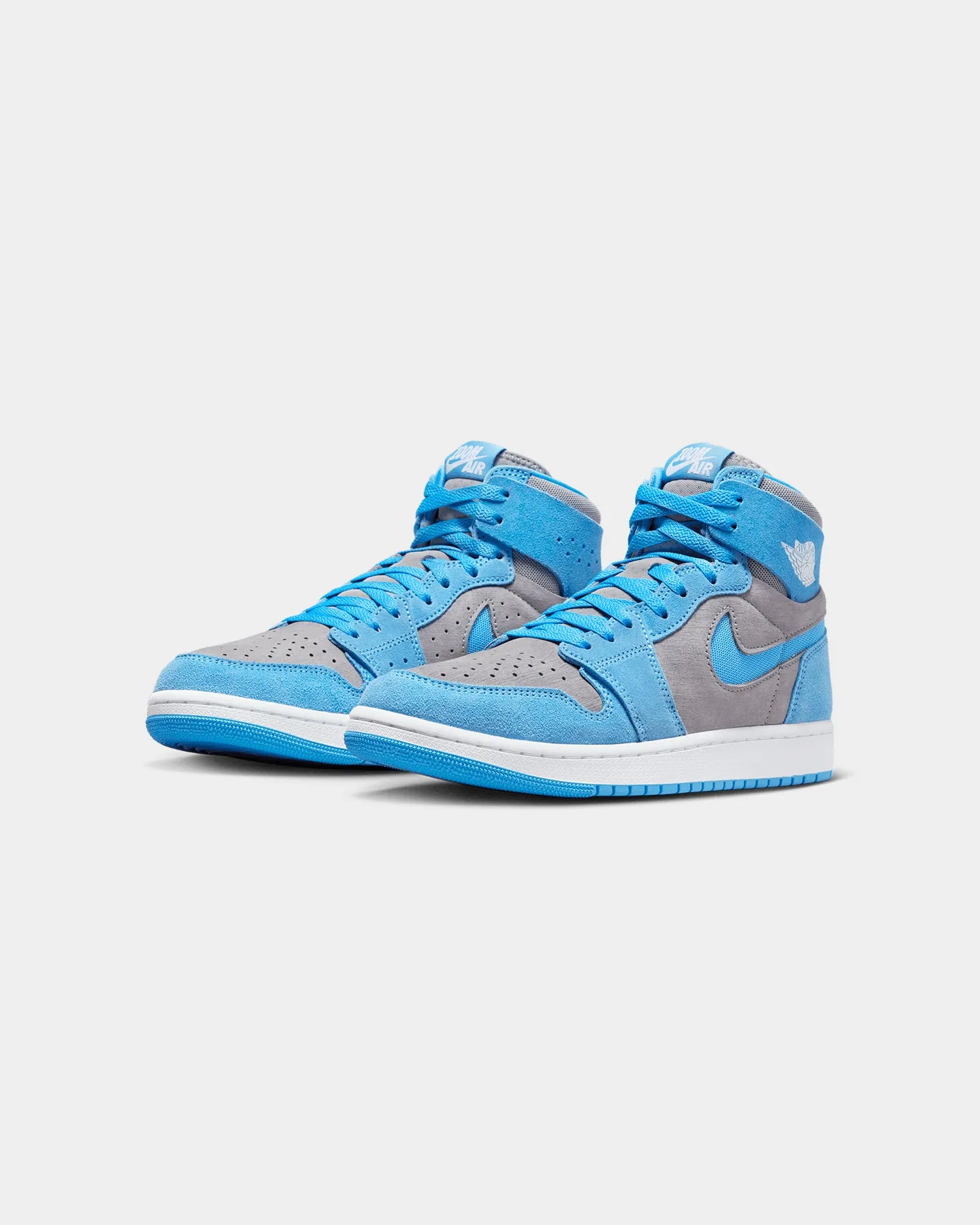 Jordan Air Jordan 1 Zoom Comfort 2 "University Blue" Cement Grey/White mesh construction Fast Track