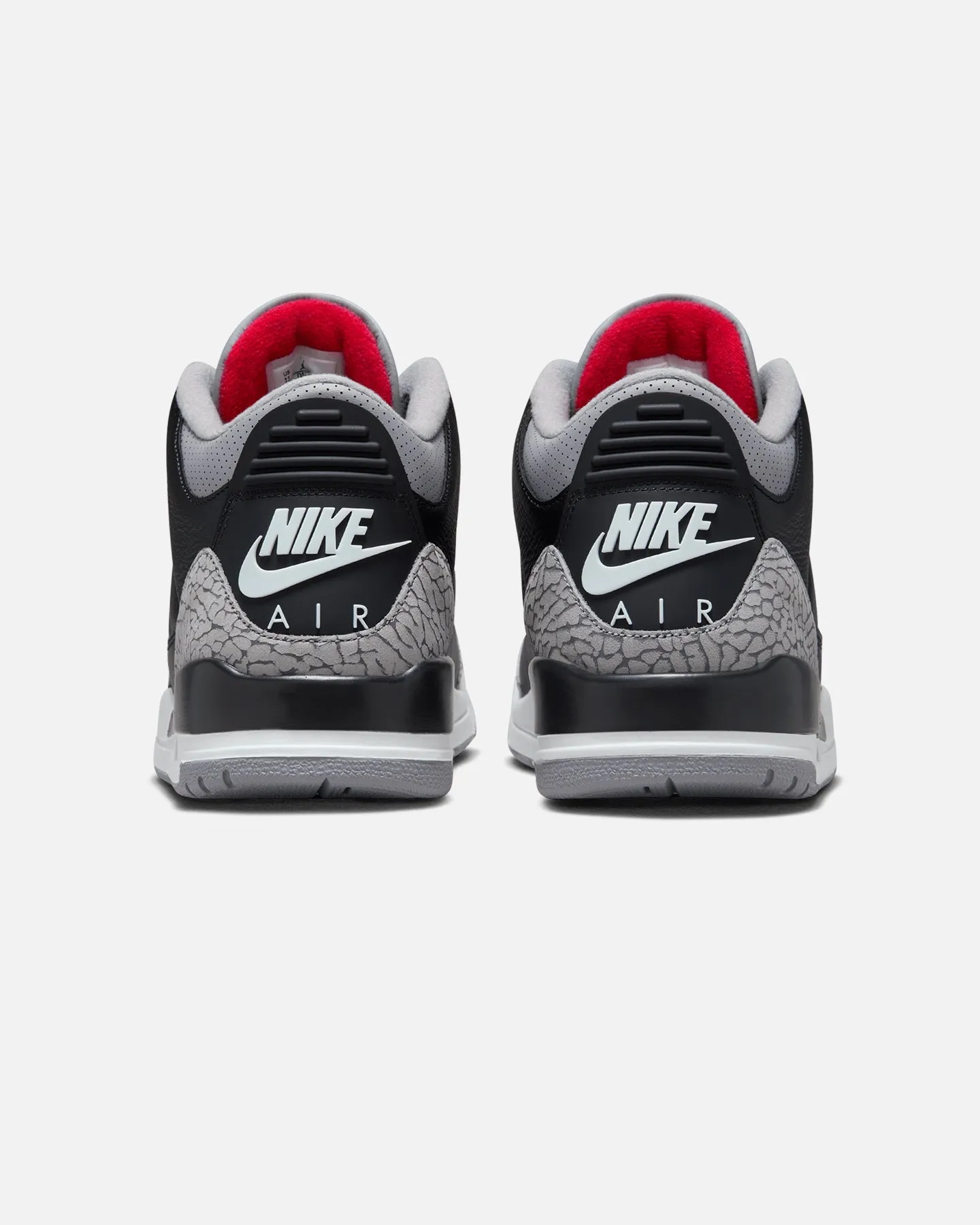 AdjustableStrap Jordan Air Jordan 3 Retro "Black Cement" Black/Fire-Red