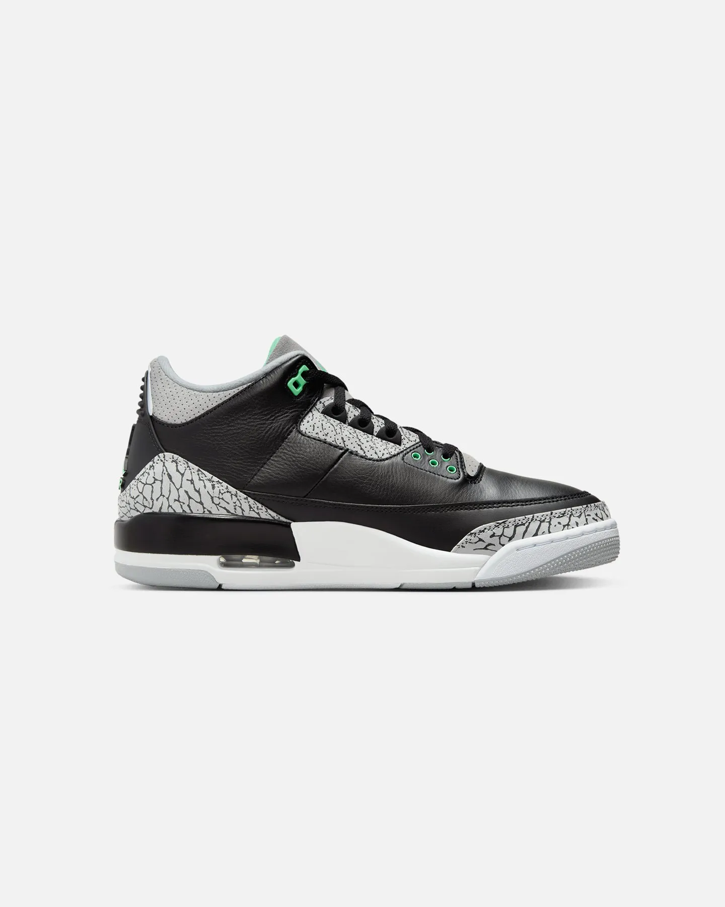 Action Ready Comfort Strap Jordan Air Jordan 3 Retro "Green Glow" Black/Green Glow