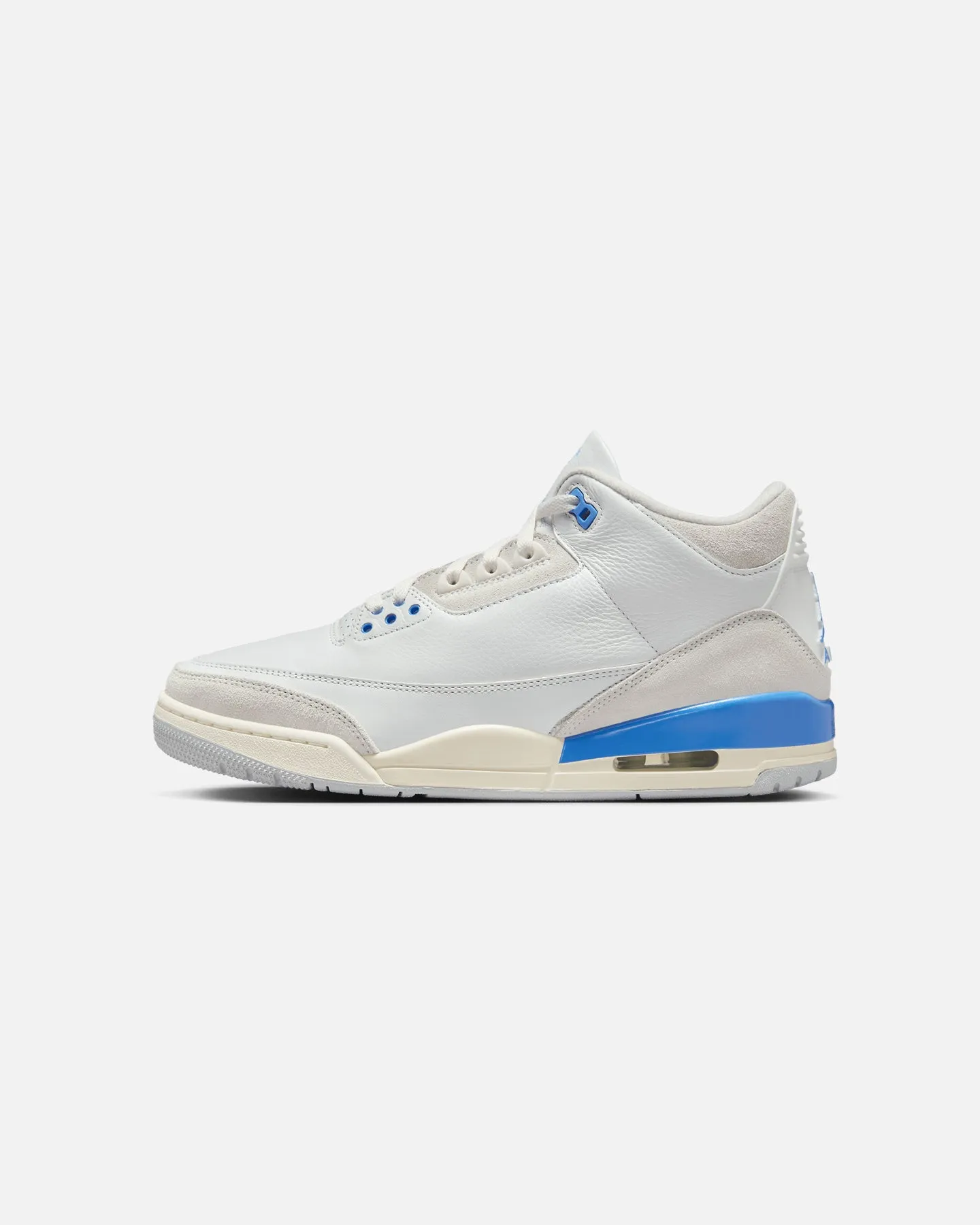 Jordan Air Jordan 3 Retro "Lucky Shorts" Summit White/Hydrogen Blue Office Smart Nature Walk