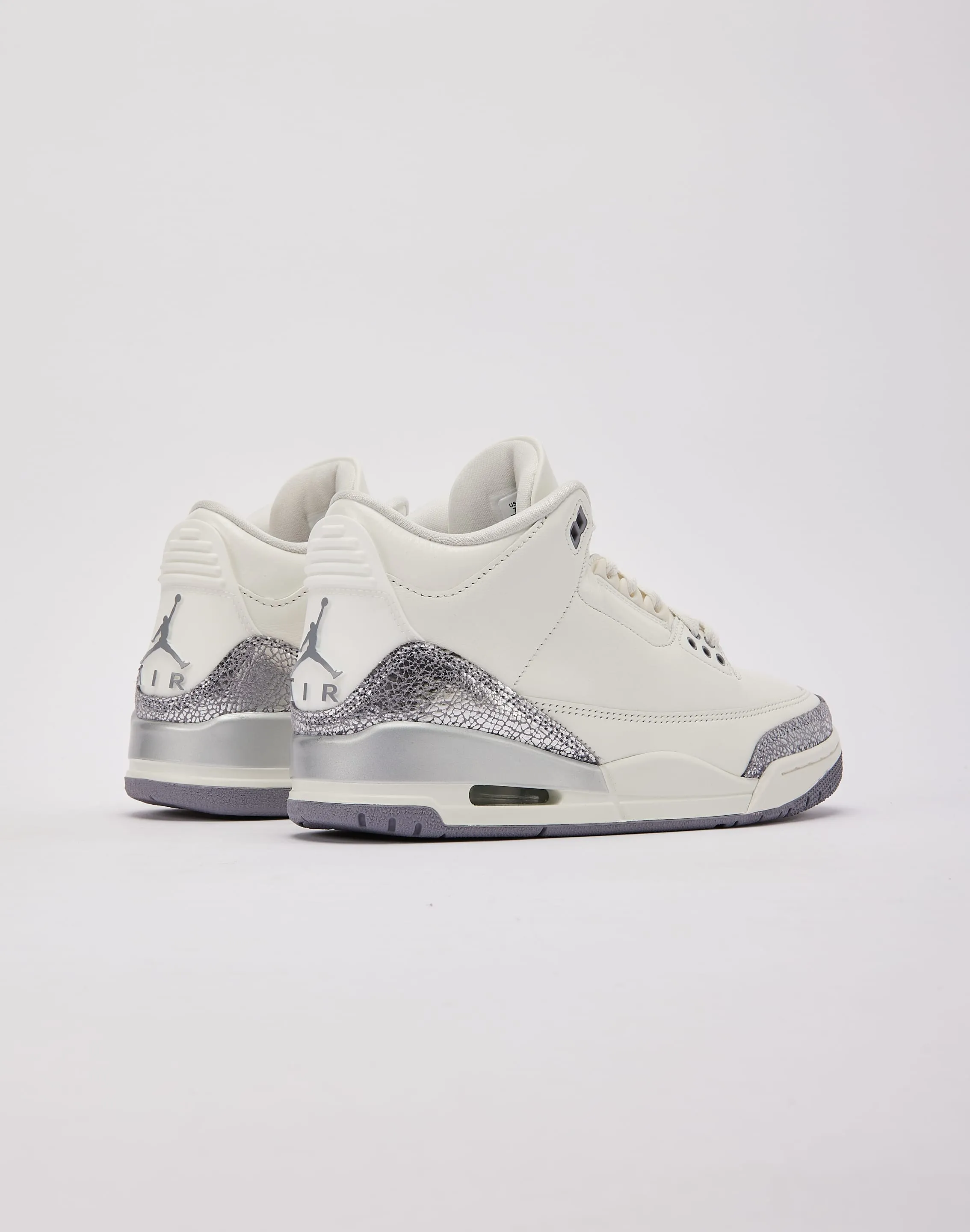 Abrasion Resistant Toe Jordan Air Jordan 3 Retro 'Sail Cement Grey'
