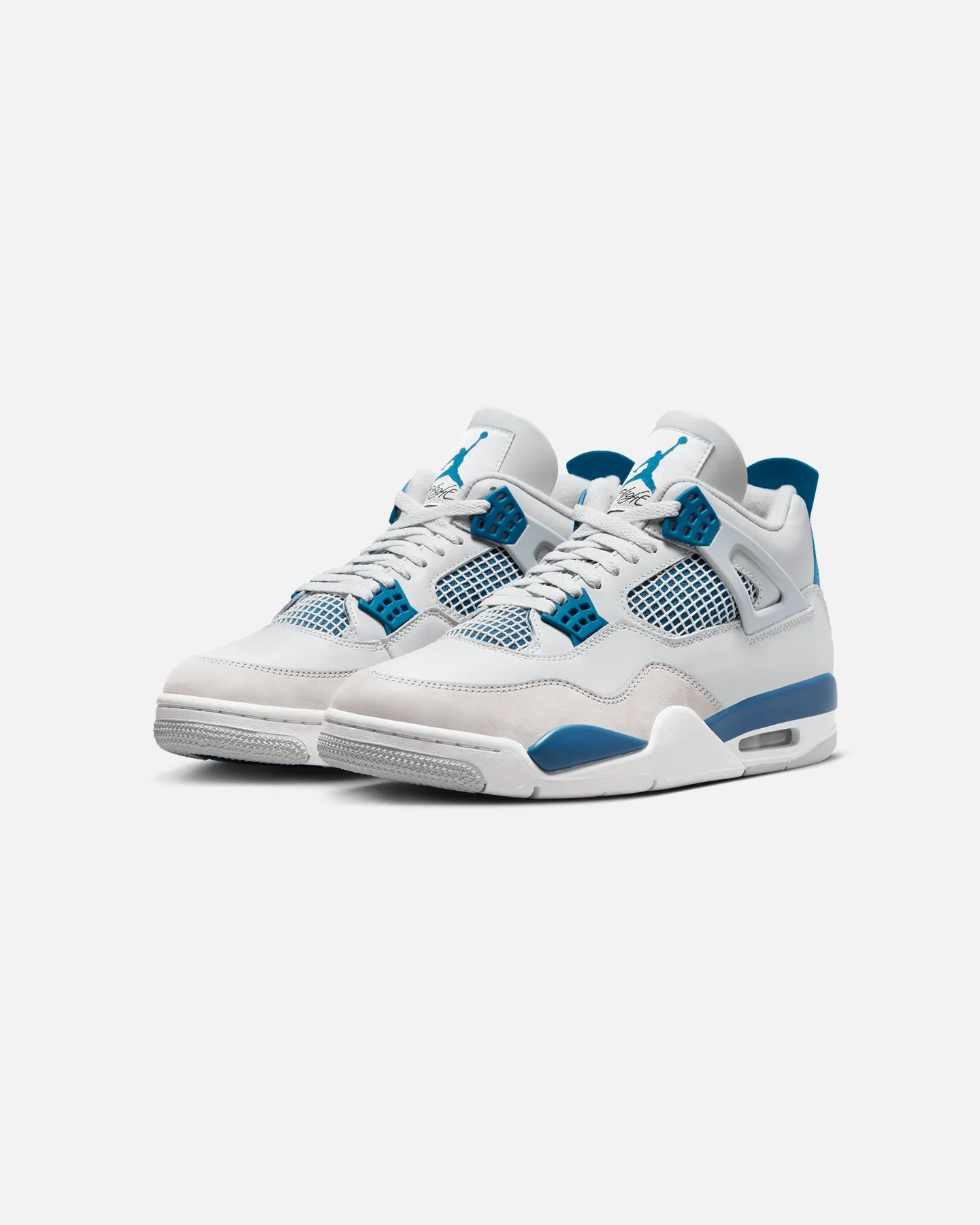 Fast Track Jordan Air Jordan 4 Retro "Military Blue" Off White/Industrial Blue